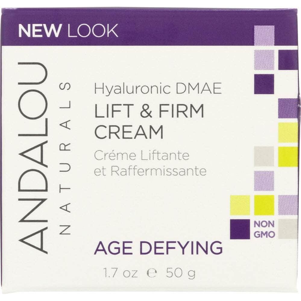 ANDALOU NATURALS Andalou Naturals Hyaluronic Dmae Lift & Firm Cream, Non Gmo, Paraben Free, 1.7 Oz