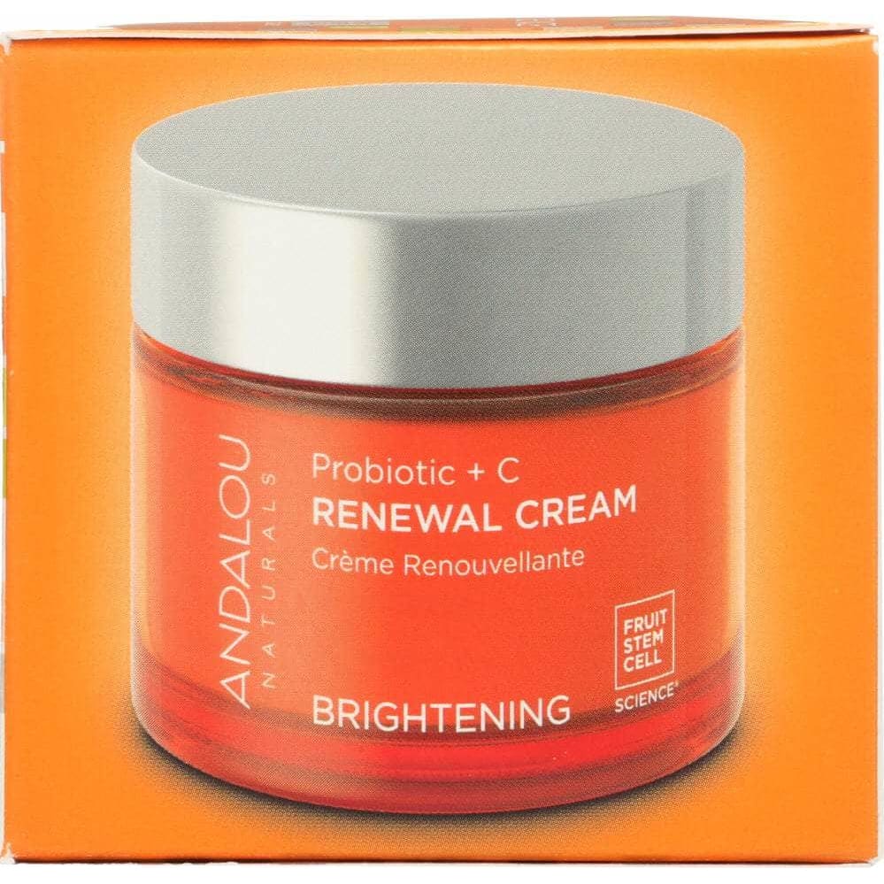 ANDALOU NATURALS Andalou Naturals  Renewal Cream Probiotic + C Brightening, 1.7 Oz