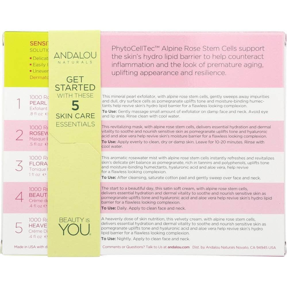 ANDALOU NATURALS Andalou Naturals Sensitive Get Started Kit, 5 Pc