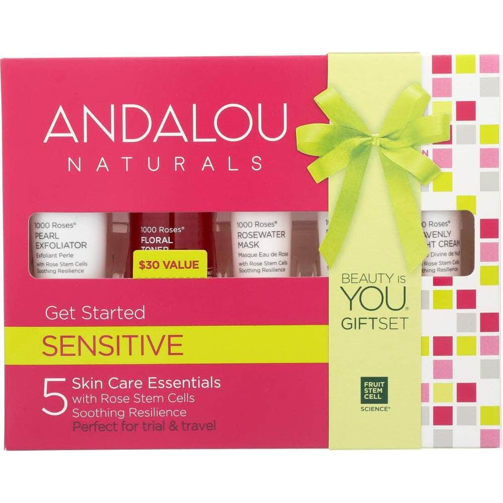 ANDALOU NATURALS Andalou Naturals Sensitive Get Started Kit, 5 Pc