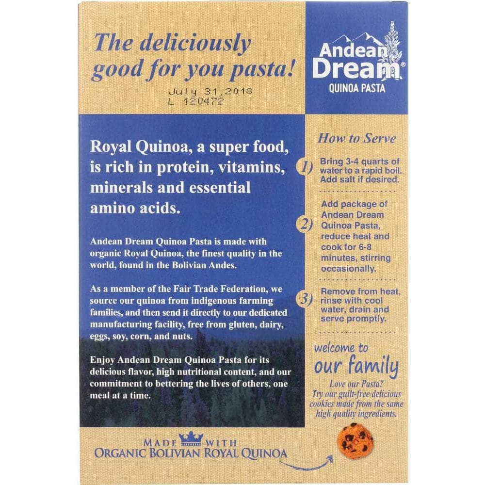 Andean Dream Andean Dream Quinoa Pasta Macaroni, 8 oz