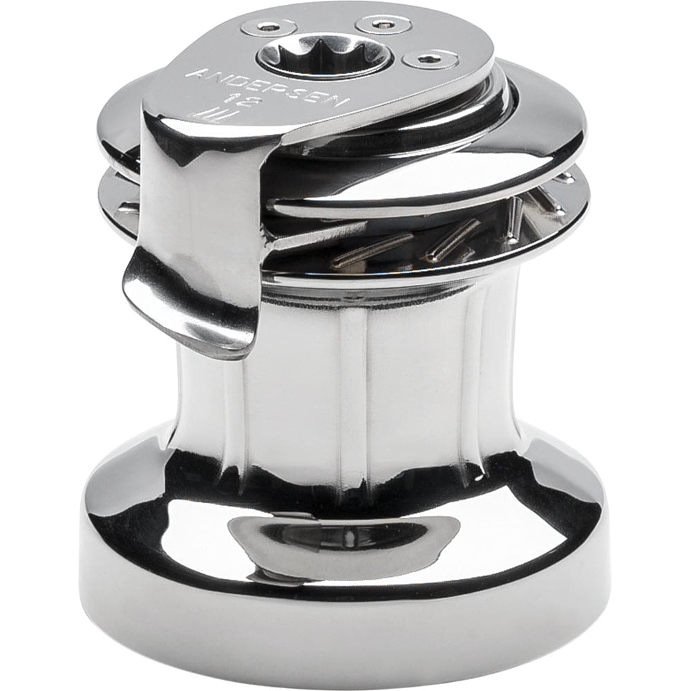 ANDERSEN 12 ST FS Self-Tailing Manual Single Speed Winch - Full Stainless - Sailing | Winches - ANDERSEN