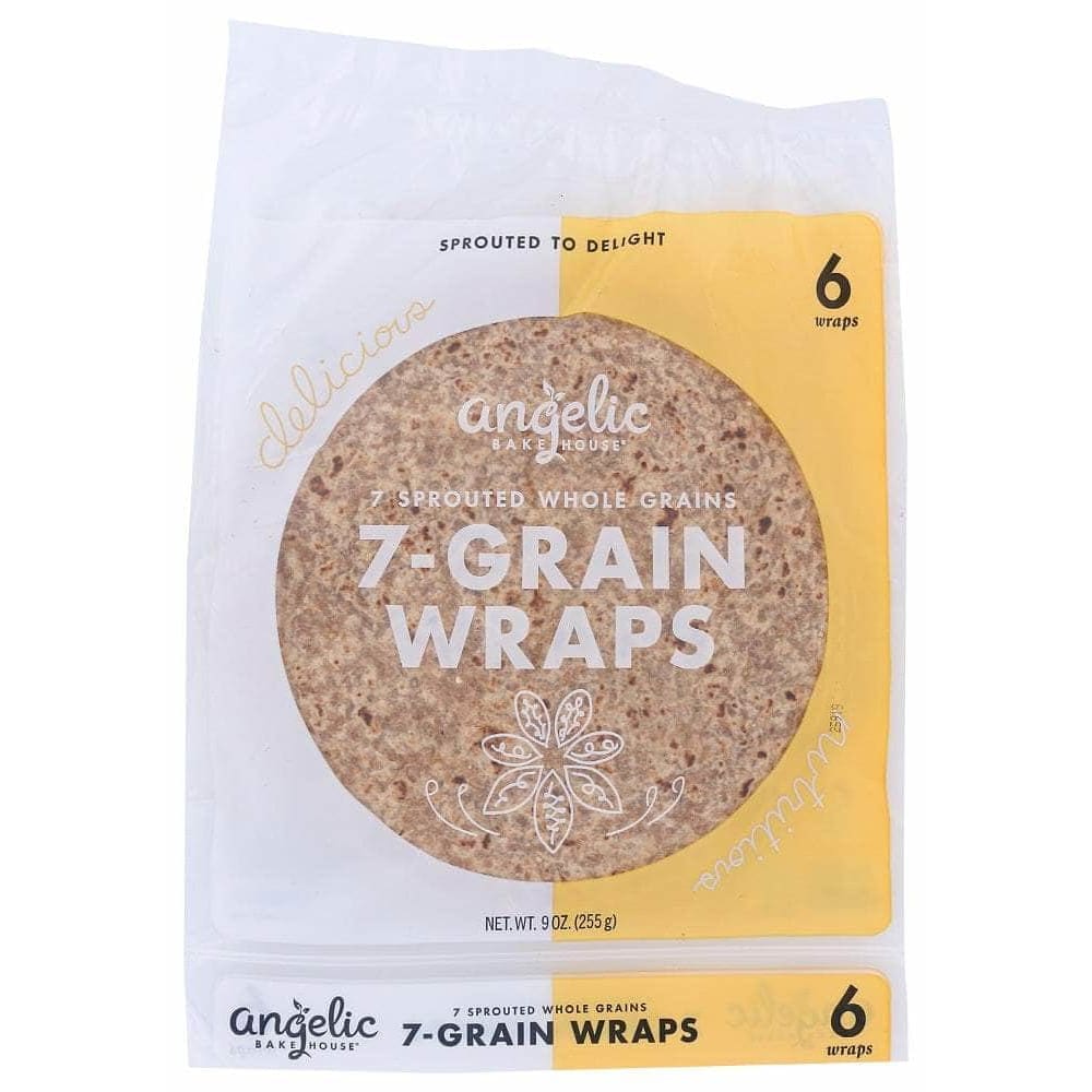 Angelic Bakehouse Angelic Bakehouse 7 Sprouted Whole Grains 7-Grain Wraps, 9 oz