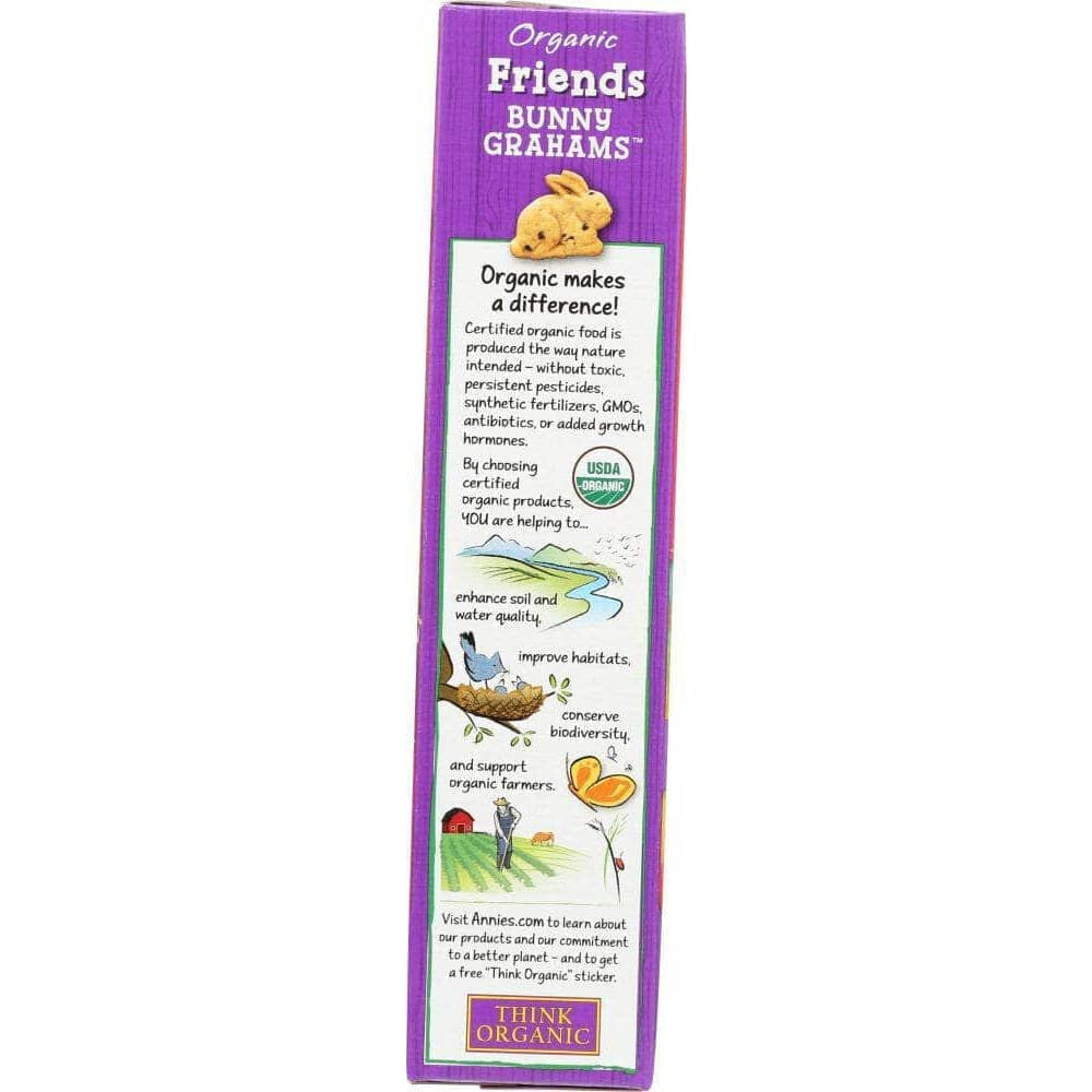 Annies Annies Homegrown Friends Organic Bunny Grahams Honey Chocolate & Chocolate Chip, 7 oz