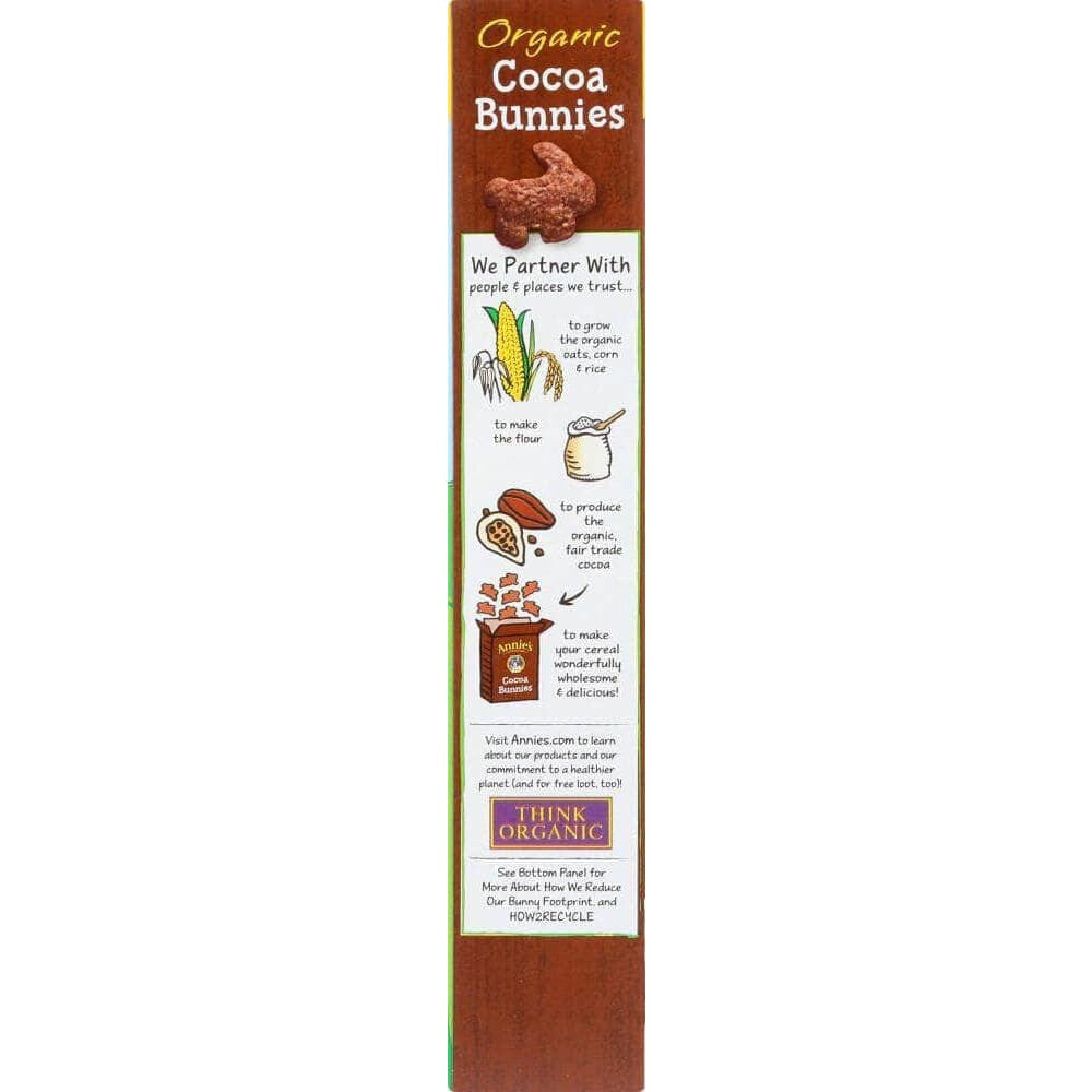 Annies Annies Homegrown Organic Cocoa Bunnies Cereal, 10 oz