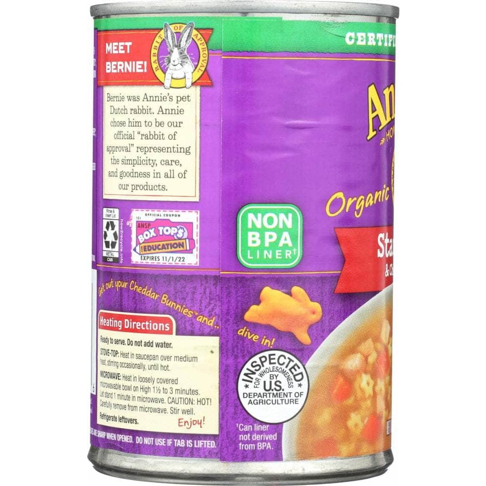 ANNIES Annie'S Homegrown Organic Star Pasta & Chicken Soup, 14 Oz