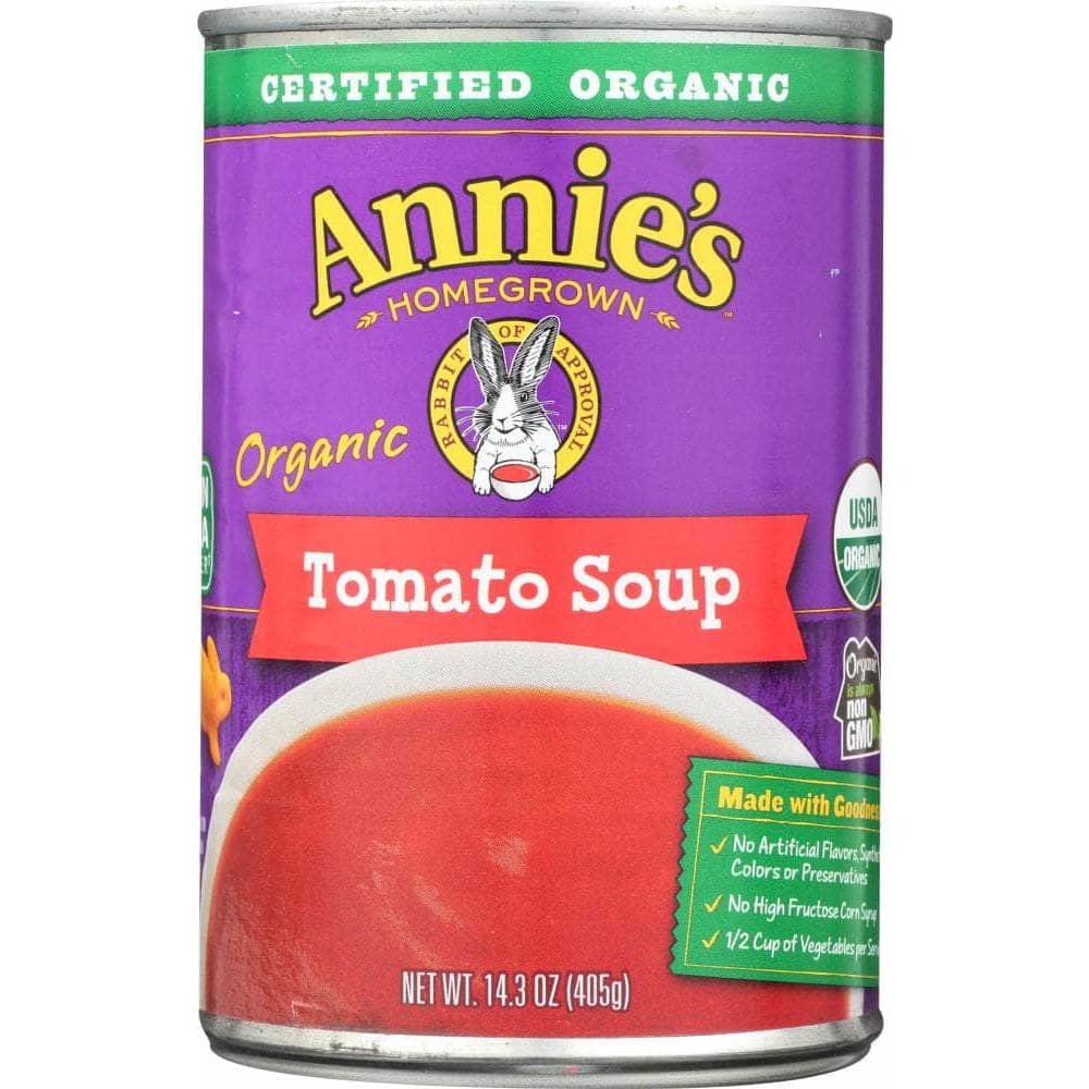 ANNIES HOMEGROWN Grocery > Soups & Stocks ANNIES HOMEGROWN: Organic Tomato Soup, 14.3 oz