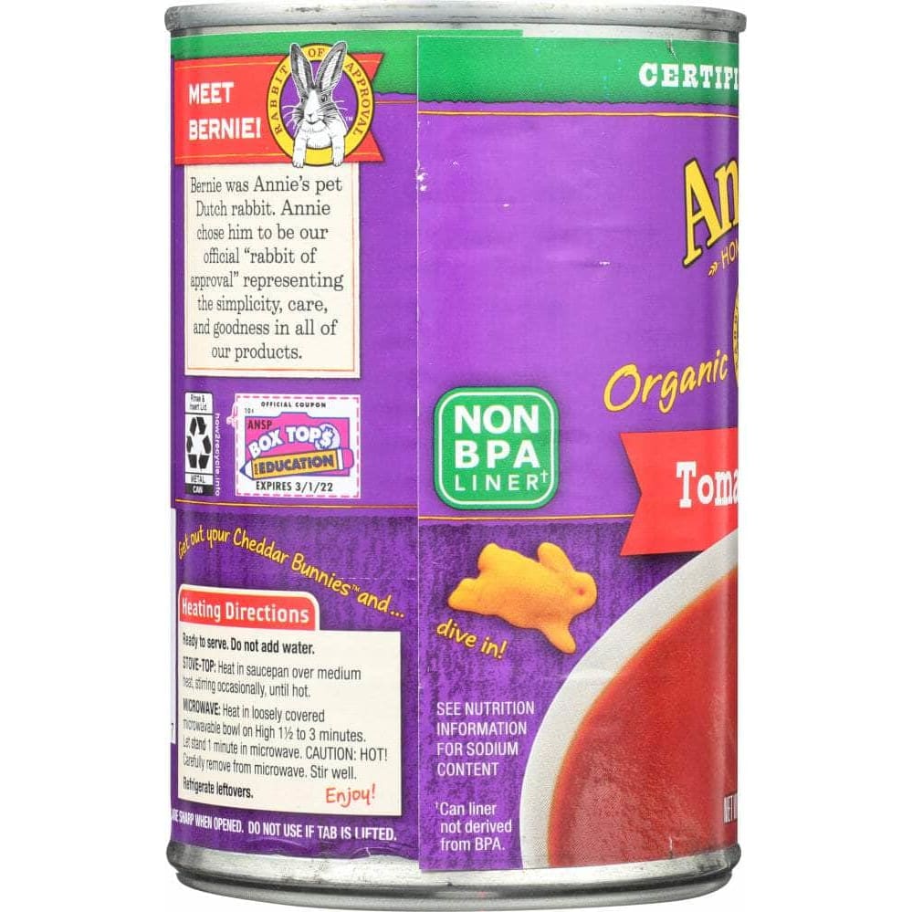 ANNIES HOMEGROWN Grocery > Soups & Stocks ANNIES HOMEGROWN: Organic Tomato Soup, 14.3 oz