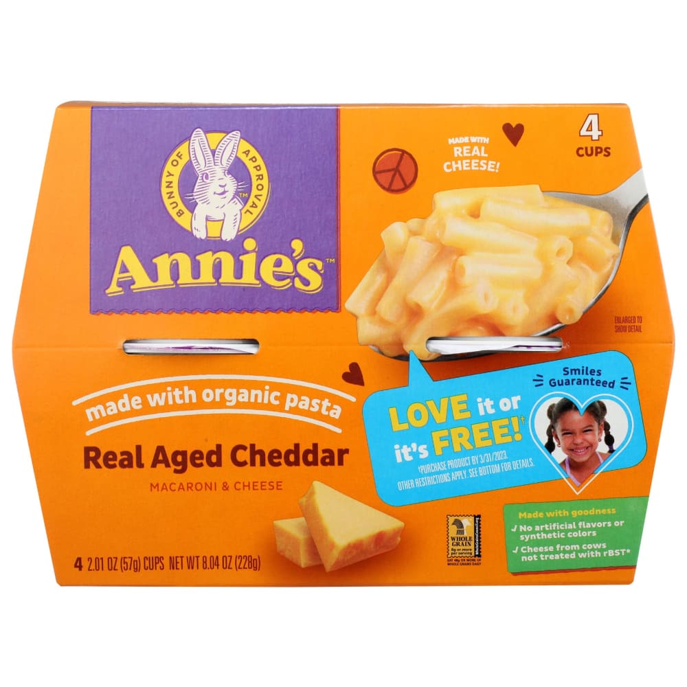 ANNIES HOMEGROWN: Pasta Mac Chse Agd Chdr 8.04 OZ (Pack of 3) - ANNIES HOMEGROWN