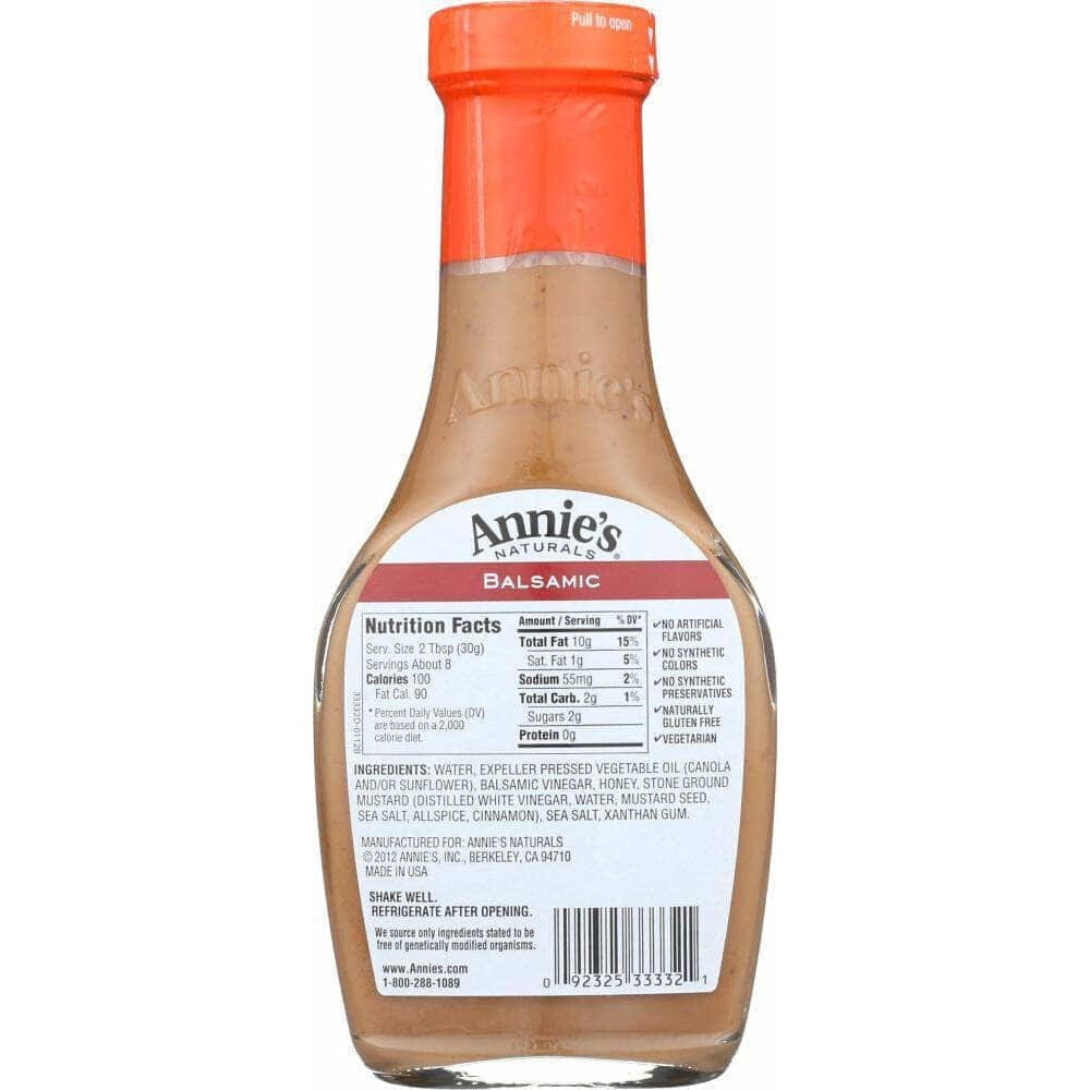 Annies Annie's Naturals Dressing Balsamic Vinaigrette, 8 oz