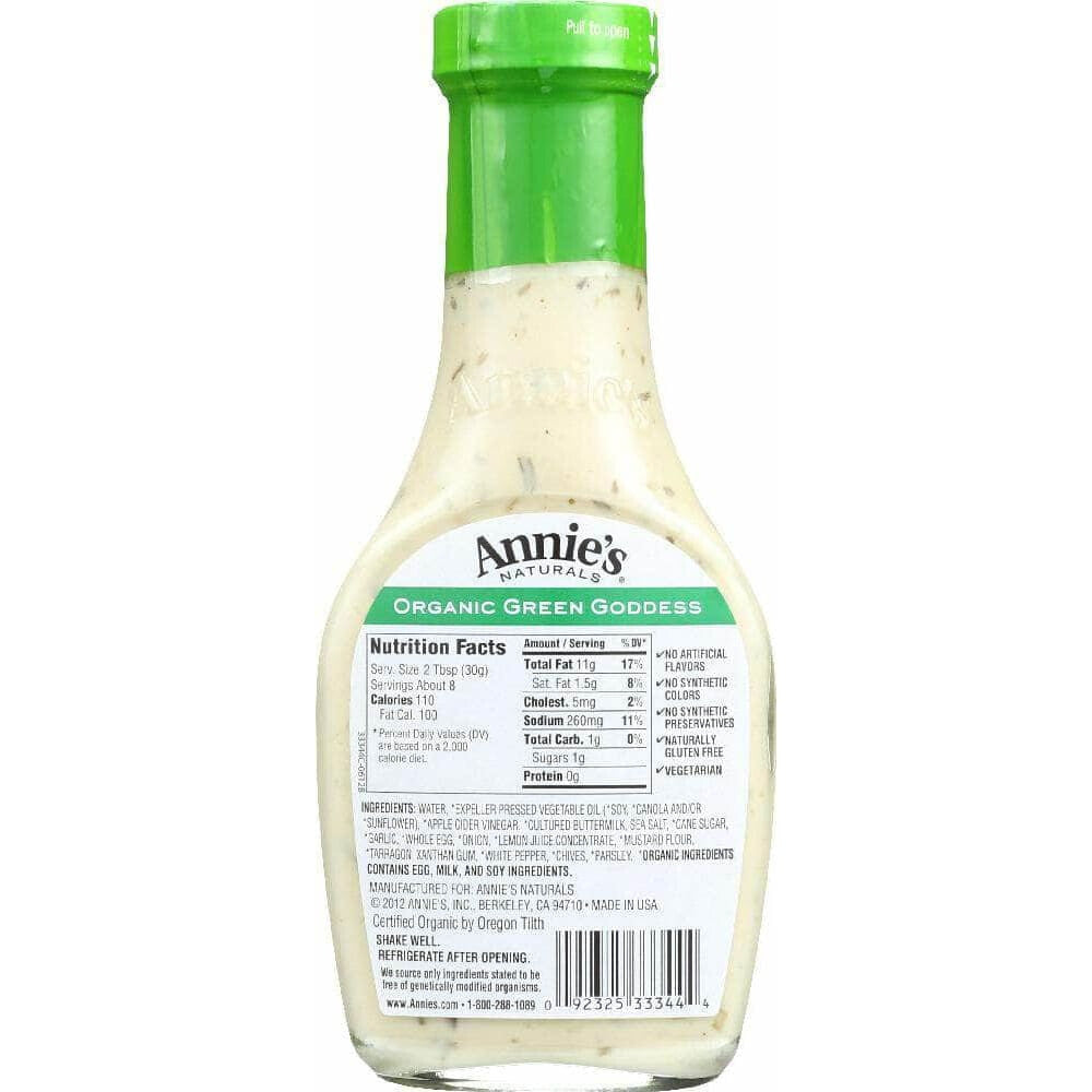 Annies Annie's Naturals Organic Green Goddess Dressing, 8 oz