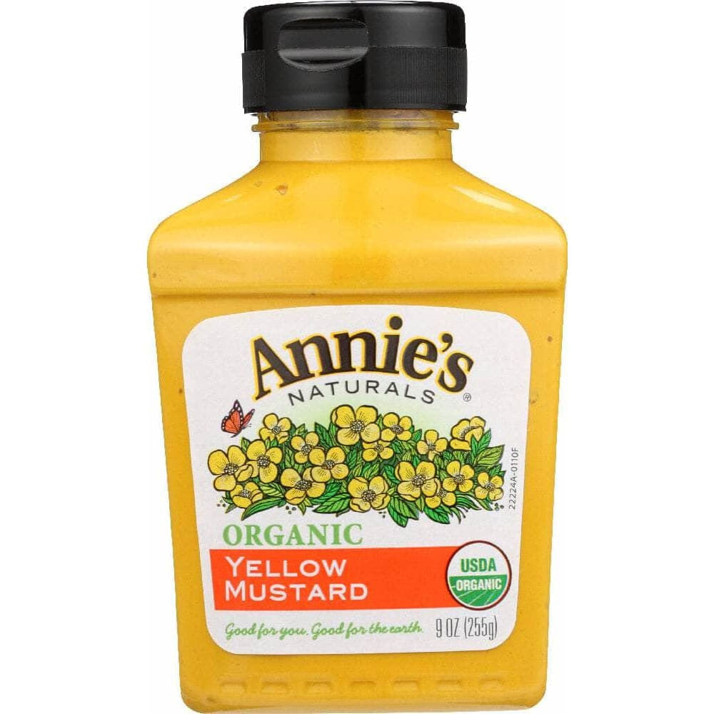 Annies Annie's Naturals Organic Yellow Mustard, 9 oz