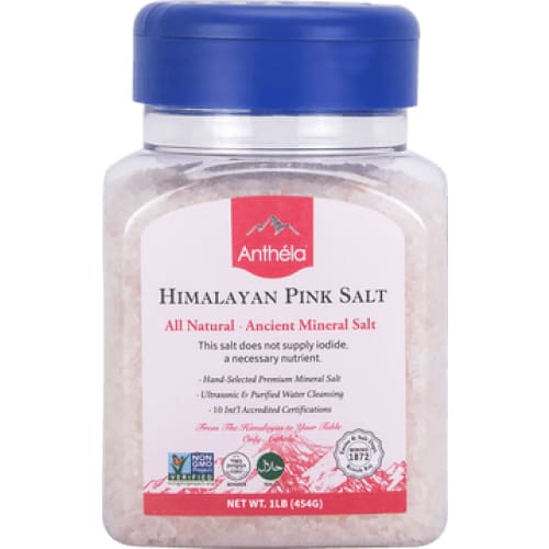 ANTHELA Anthela Salt Jar Medium Grade, 16 Oz