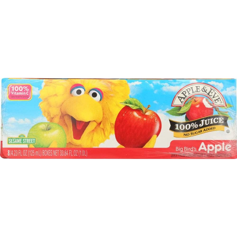 Apple & Eve Apple & Eve Sesame Street Big Bird Apple Juice 8 Pack, 125 ml