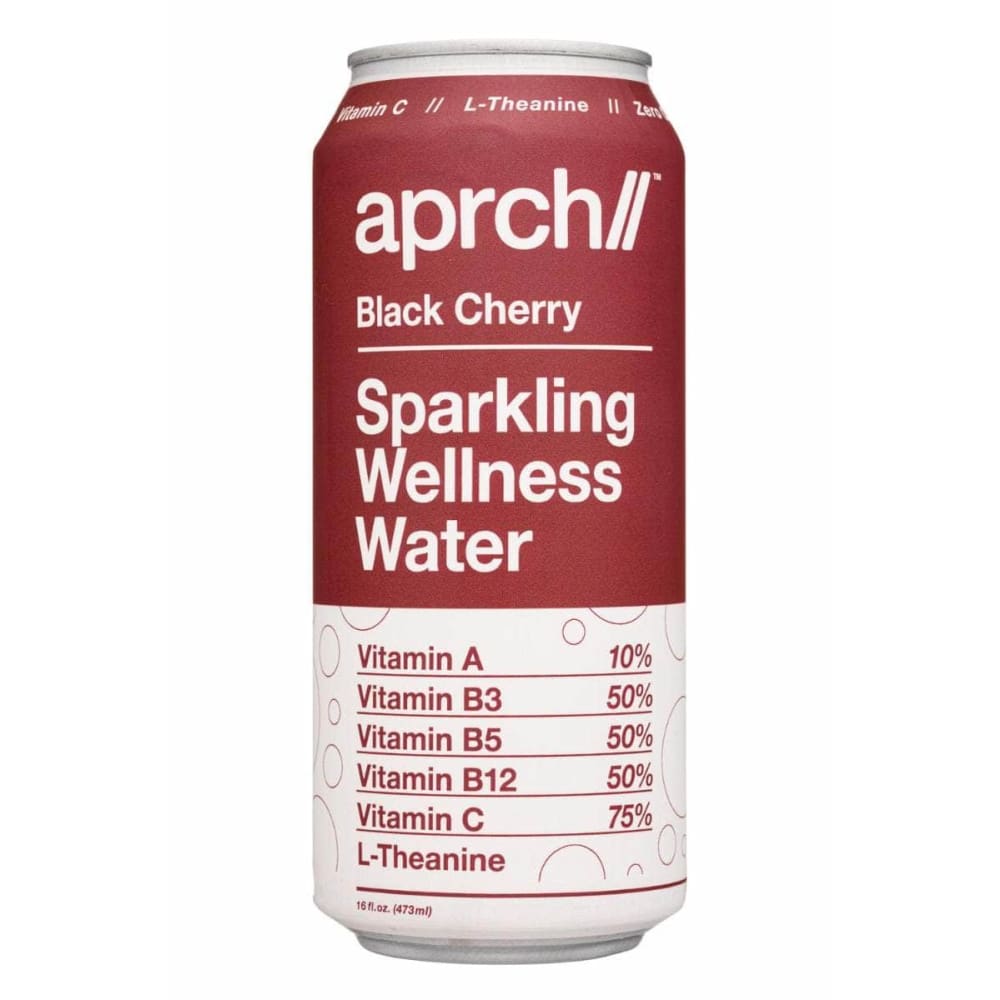 APRCH Grocery > Beverages > Water APRCH: Black Cherry Sparkling Wellness Water, 16 fo