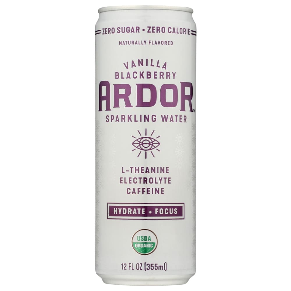 ARDOR ORGANIC INC: Vanilla Blackberry Sparkling Water 12 fo (Pack of 5) - Grocery > Beverages > Sparkling Water - ARDOR ORGANIC INC