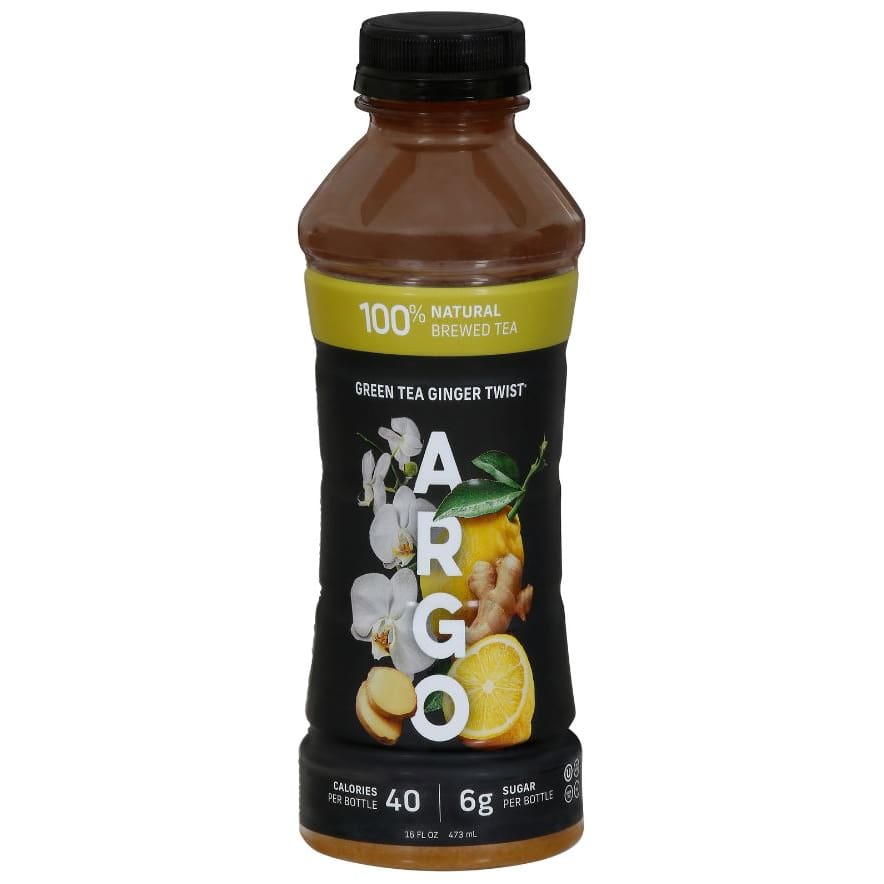 ARGO TEA: Green Tea Ginger Twist 16 fo (Pack of 5) - Grocery > Beverages > Coffee Tea & Hot Cocoa - ARGO TEA