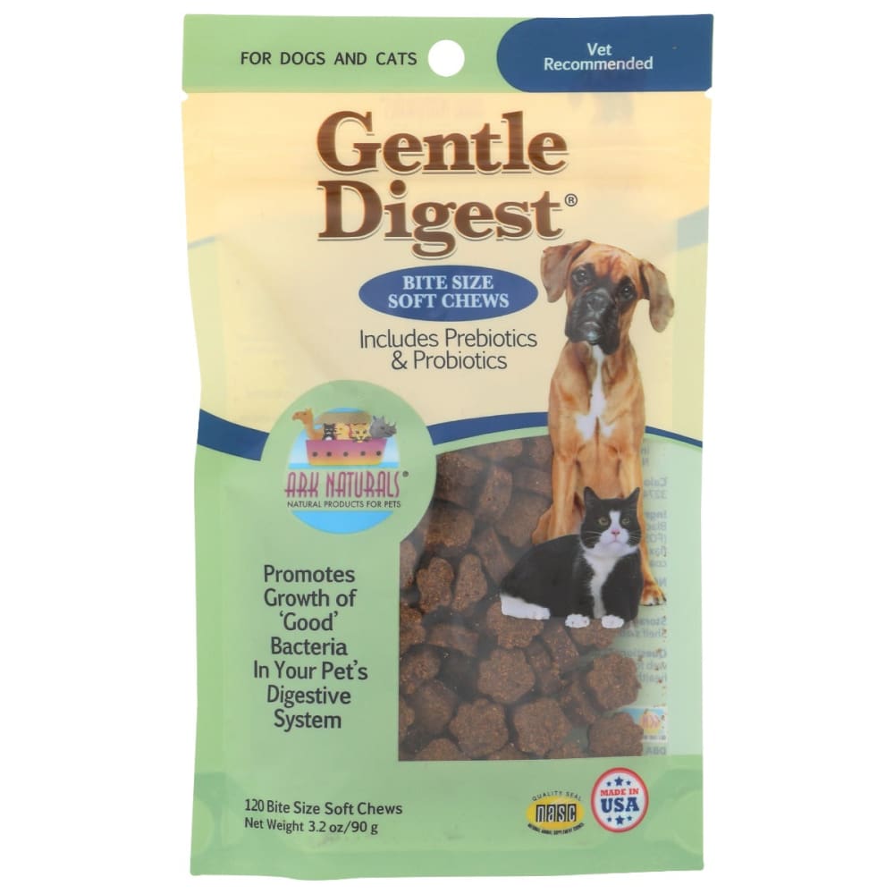 ARK NATURALS: Chew Soft Gntl Digst 120P 3.2 oz (Pack of 3) - Pet > Pet Vitamins & Supplements - ARK NATURALS