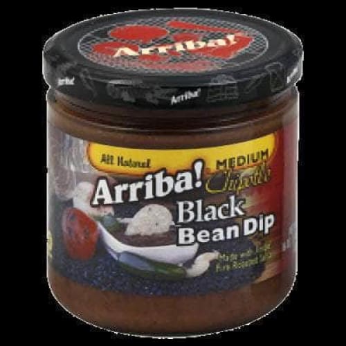 Arriba Arriba Chipotle Black Bean Dip Spicy, 16 Oz