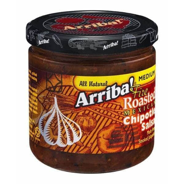 Arriba Arriba Fire Roasted Mexican Chipotle Salsa Medium, 16 Oz