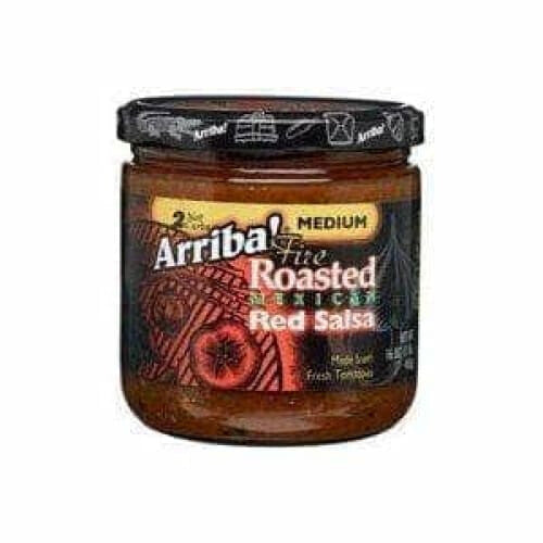 Arriba Arriba Fire Roasted Mexican Red Salsa Medium, 16 Oz