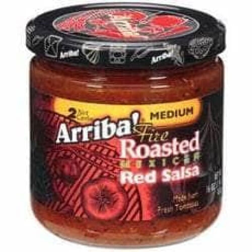 Arriba Arriba Fire Roasted Mexican Red Salsa Medium, 16 Oz