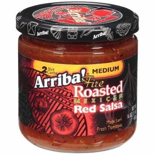 Arriba Arriba Fire Roasted Mexican Red Salsa Medium, 16 Oz