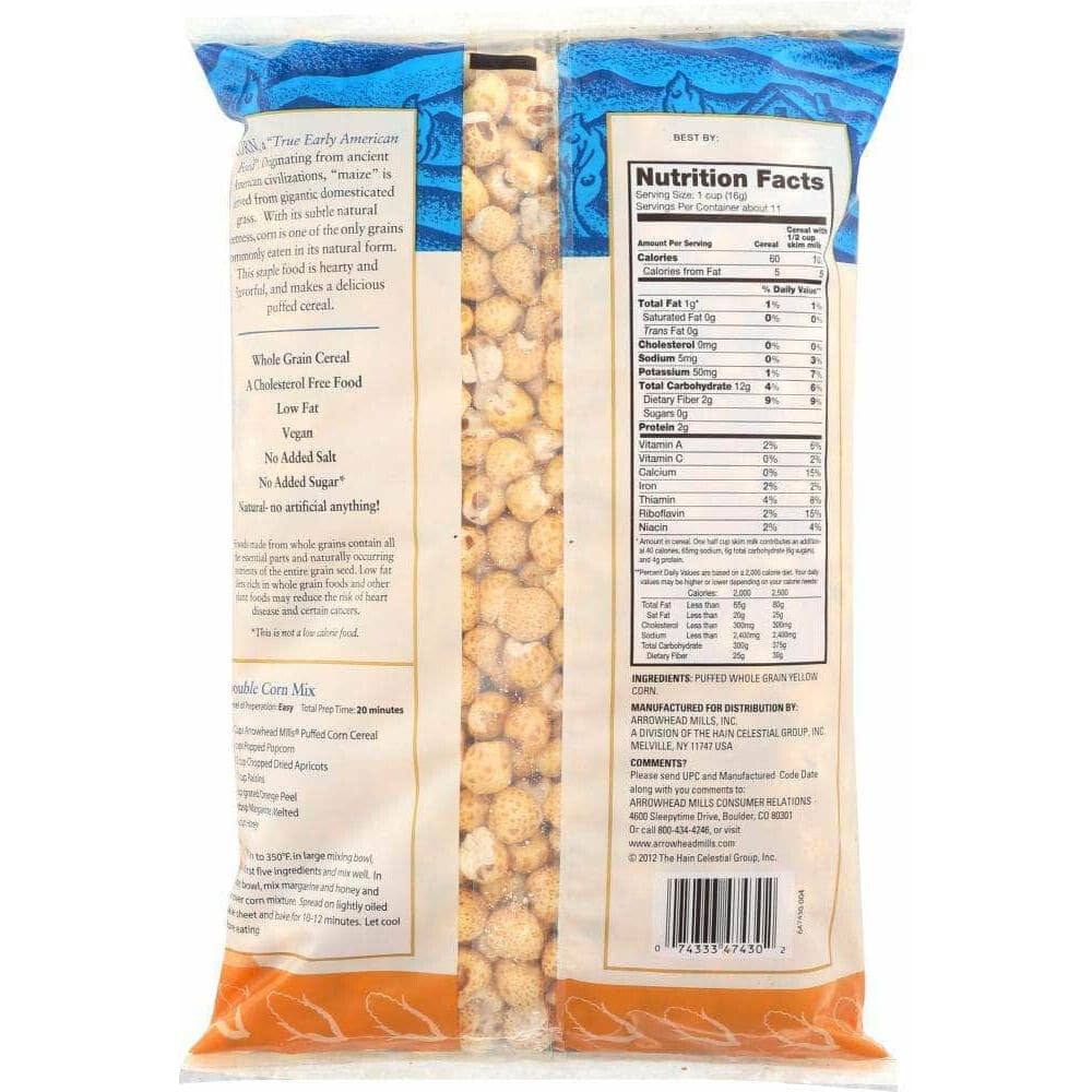 Arrowhead Mills Arrowhead Mills Natural Puffed Corn Cereal, 6 oz