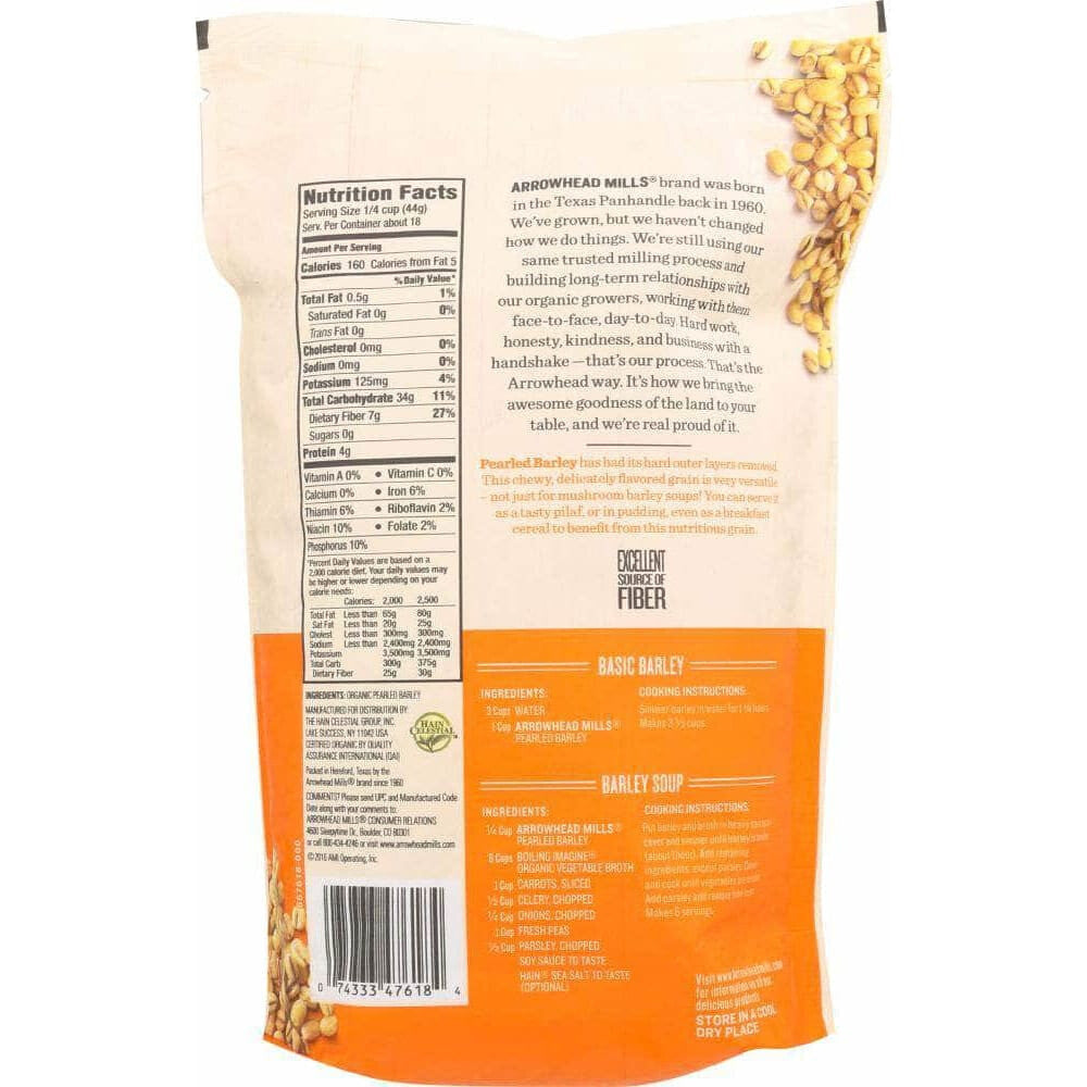 Arrowhead Mills Arrowhead Mills Organic Pearled Barley, 28 oz