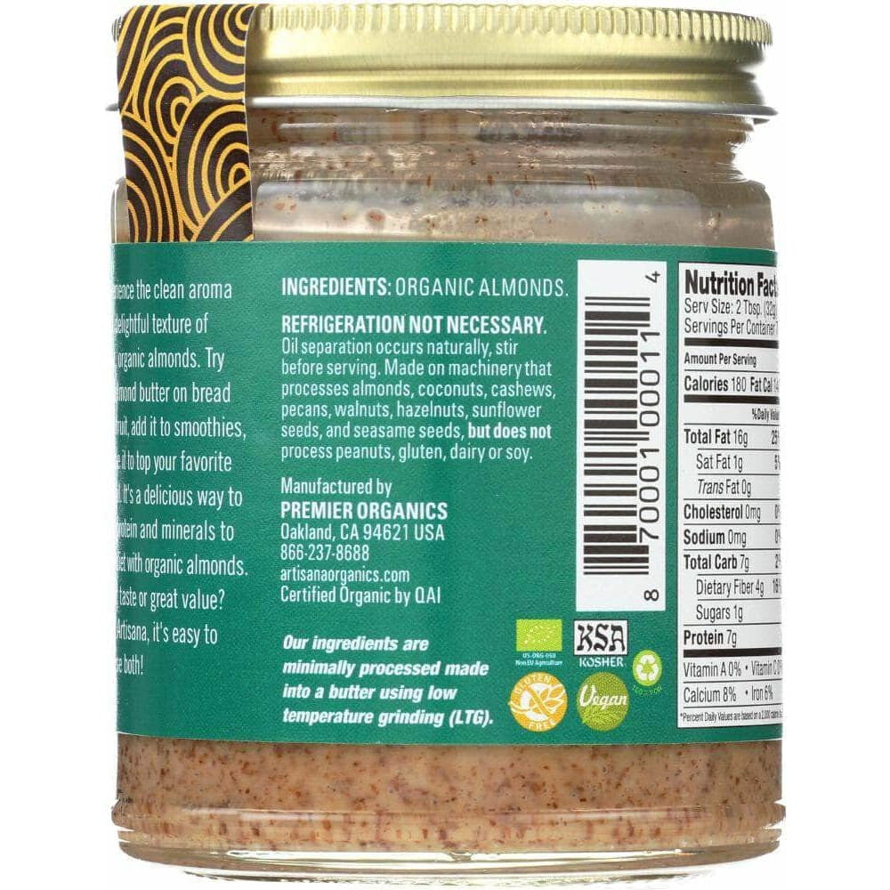 Artisana Artisana Organic Raw Almond Butter, 8 oz