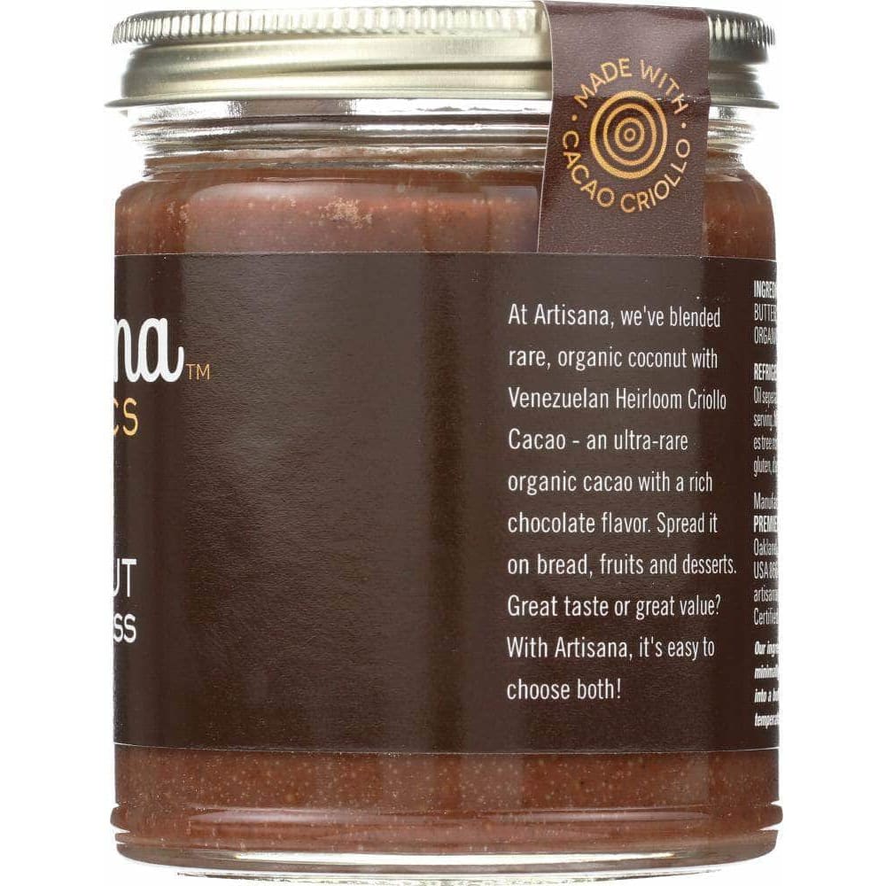 Artisana Artisana Organic Raw Coconut Cacao Bliss Nut Butter, 8 Oz