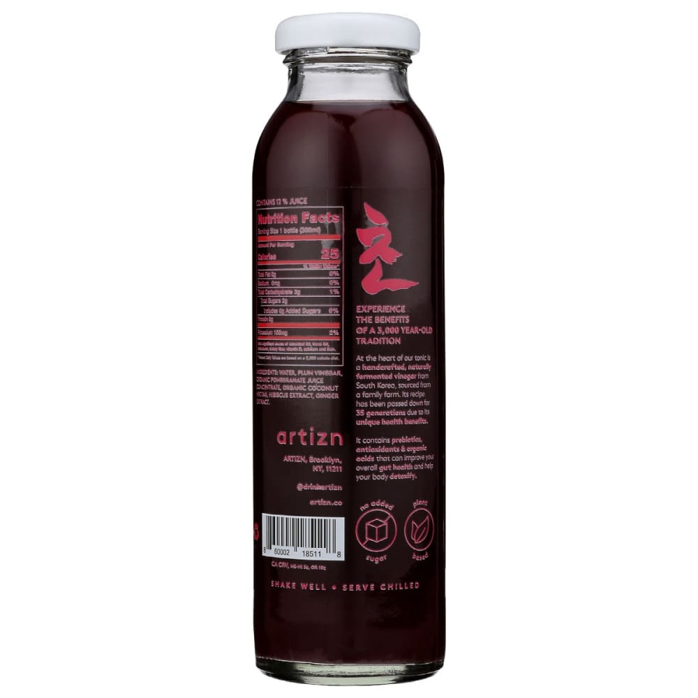 ARTIZN: Prebiotic Tonic Pom Gingr 10 fo - Grocery > Beverages > Beverages - Artizn