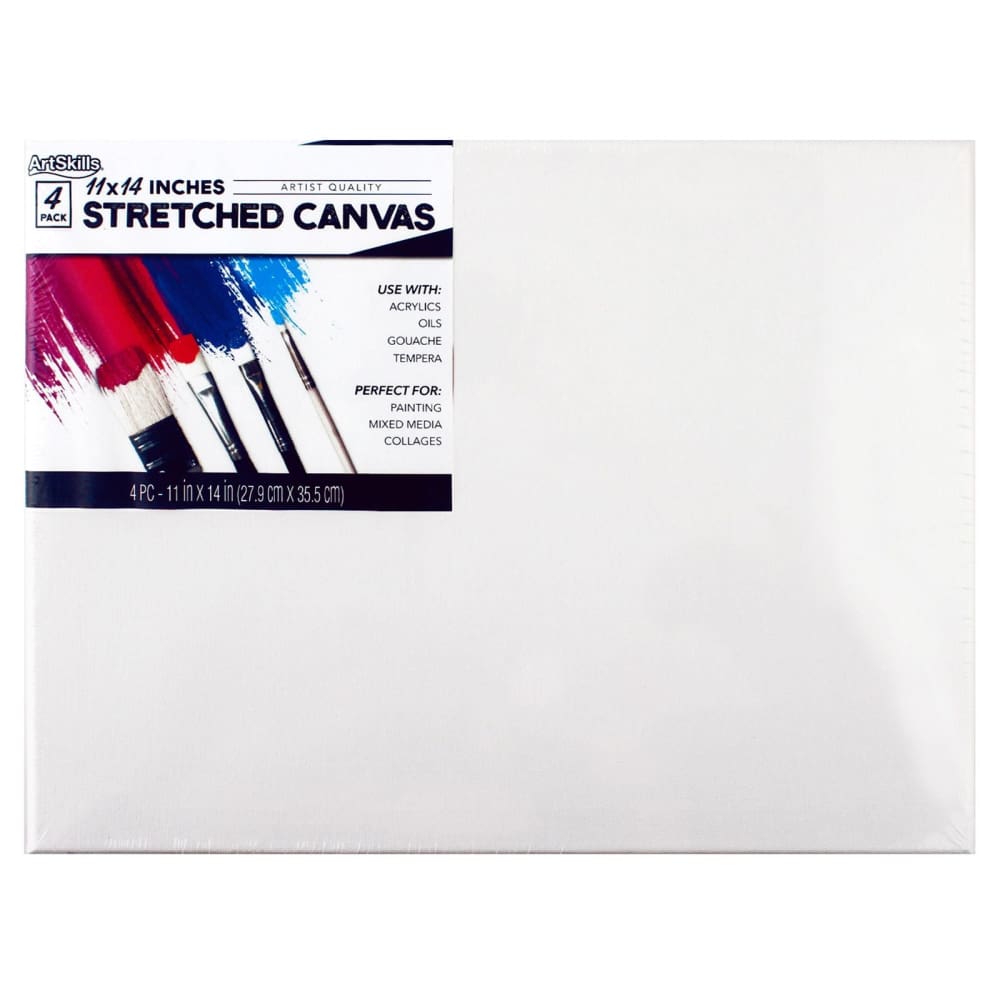 ArtSkills Stretched 11 x 14 Canvas 4 pk. - ArtSkills