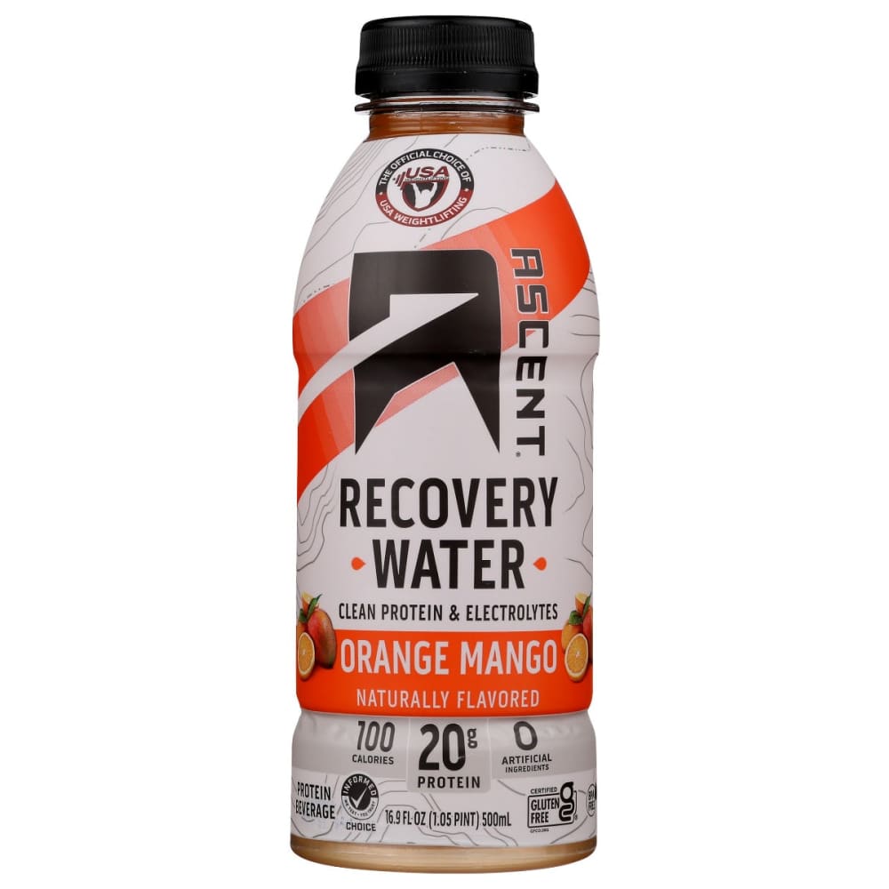 ASCENT: Orange Mango Recovery Water 16.9 fo - Grocery > Beverages > Energy Drinks - ASCENT