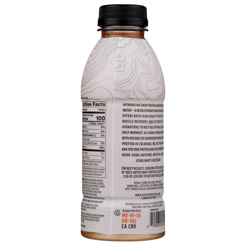 ASCENT: Orange Mango Recovery Water 16.9 fo - Grocery > Beverages > Energy Drinks - ASCENT