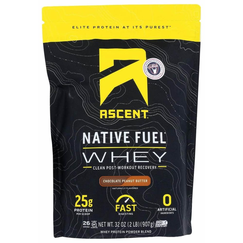 ASCENT Vitamins & Supplements > Protein Supplements & Meal Replacements ASCENT: Whey Protn Ntive Choc Pb, 2 lb