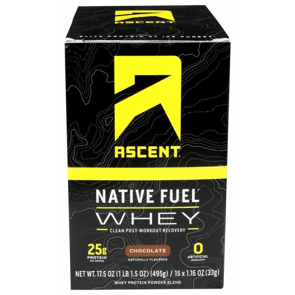 ASCENT Vitamins & Supplements > Protein Supplements & Meal Replacements ASCENT: Whey Prtn Chc 15Pk, 6 oz