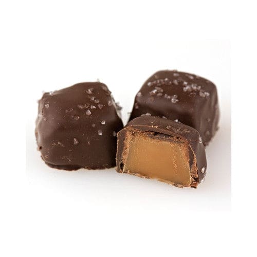 Asher’s Dark Chocolate Sea Salt Caramels Sugar Free 6lb - Candy/Reduced Sugar Candy - Asher’s