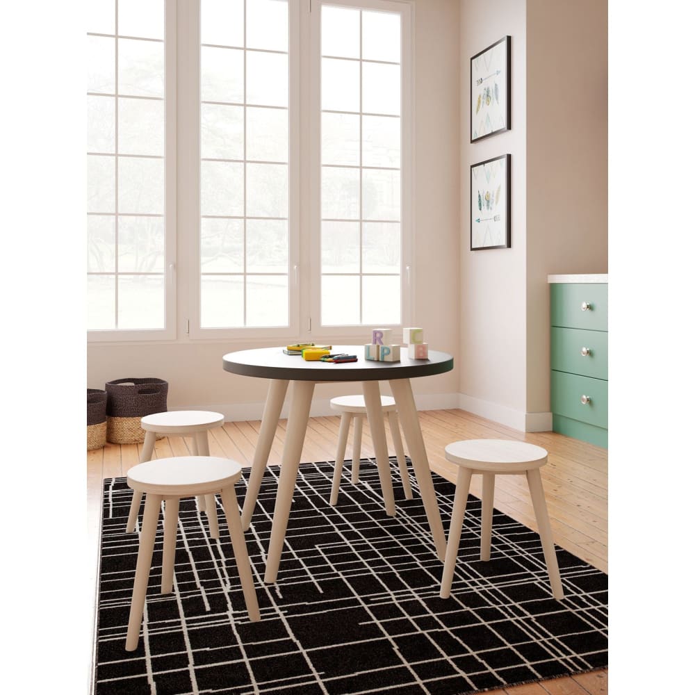 Ashley Furniture Ashley Furniture 5-Piece Table Set - Black - Home/Furniture/Kids’ Furniture/Kids’ Bedrooms/ - Ashley Furniture