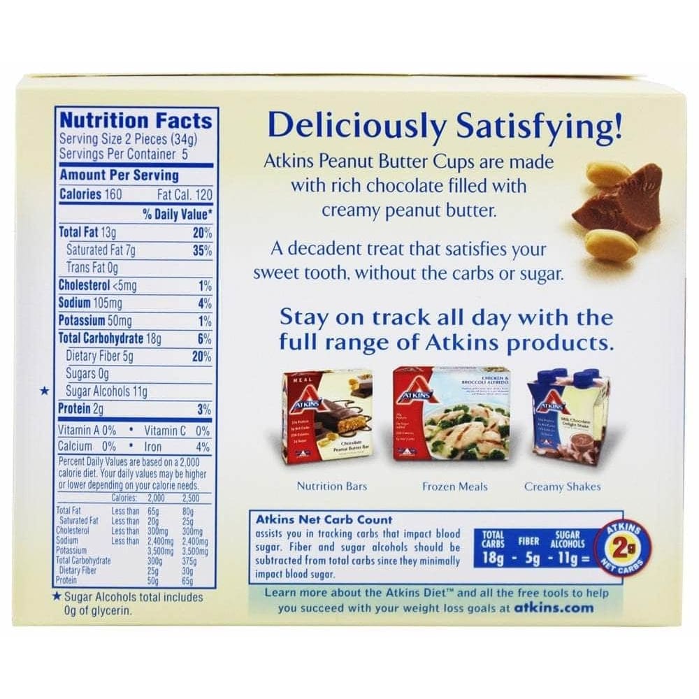 ATKINS Atkins Endulge Treat Peanut Butter Cup (5X1.2Oz Packs), 6 Oz