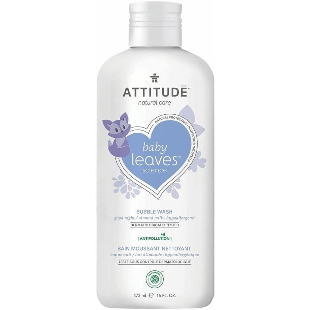 ATTITUDE Baby > Baby Care ATTITUDE: Bubble Wash Nght Almd Mlk, 16 oz