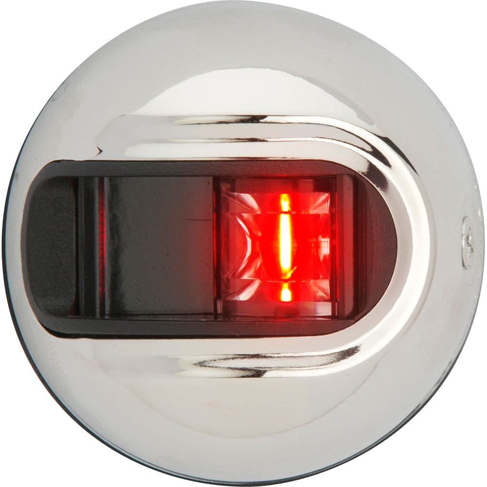 Attwood LightArmor Vertical Surface Mount Navigation Light - Port (red) - Stainless Steel - 2NM - Lighting | Navigation Lights - Attwood