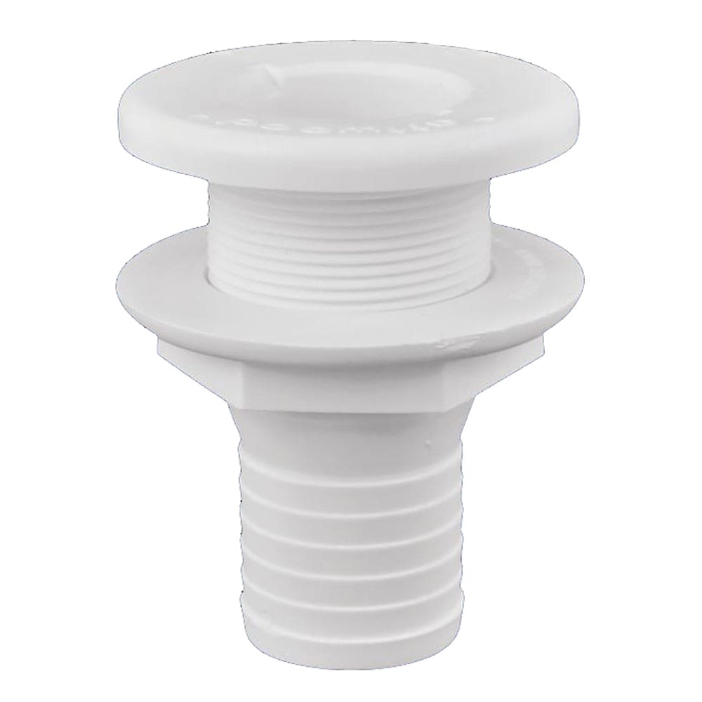 Attwood Plastic Thru-Hull Fitting - 1-1/ 2 - White (Pack of 3) - Marine Plumbing & Ventilation | Thru-Hull Fittings - Attwood Marine