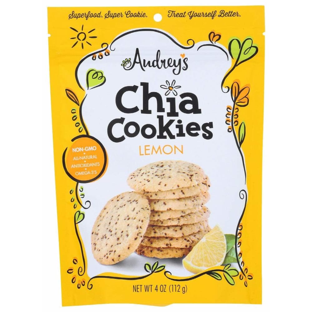 AUDREYS Audreys Cookie Chia Lemon, 4 Oz