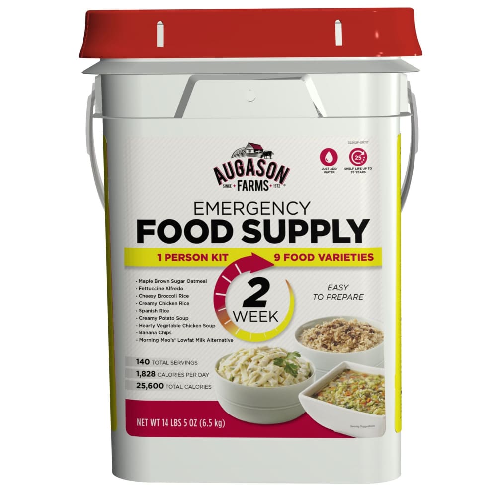 Augason Farms Emergency Food Supply Kit 2 Weeks 1 Person - Augason