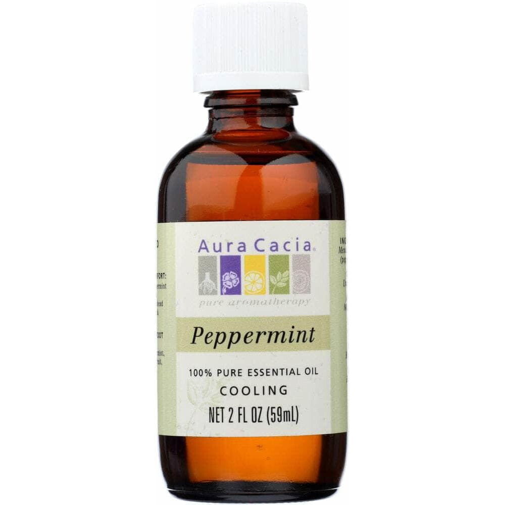 Aura Cacia Aura Acacia 100% Pure Essential Oil Peppermint, 2 oz