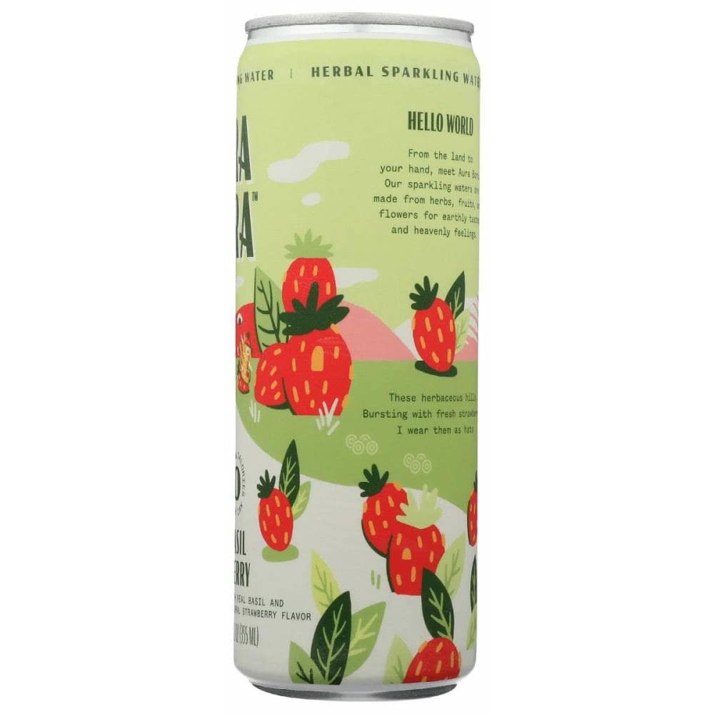 AURA BORA Aura Bora Water Sprkl Basil Berry, 12 Fo