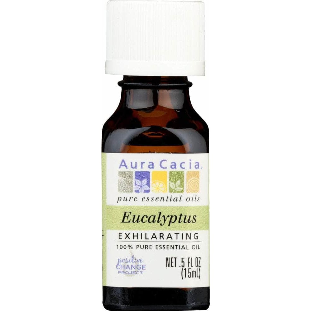 Aura Cacia Aura Cacia 100% Pure Essential Oil Eucalyptus, 0.5 Oz