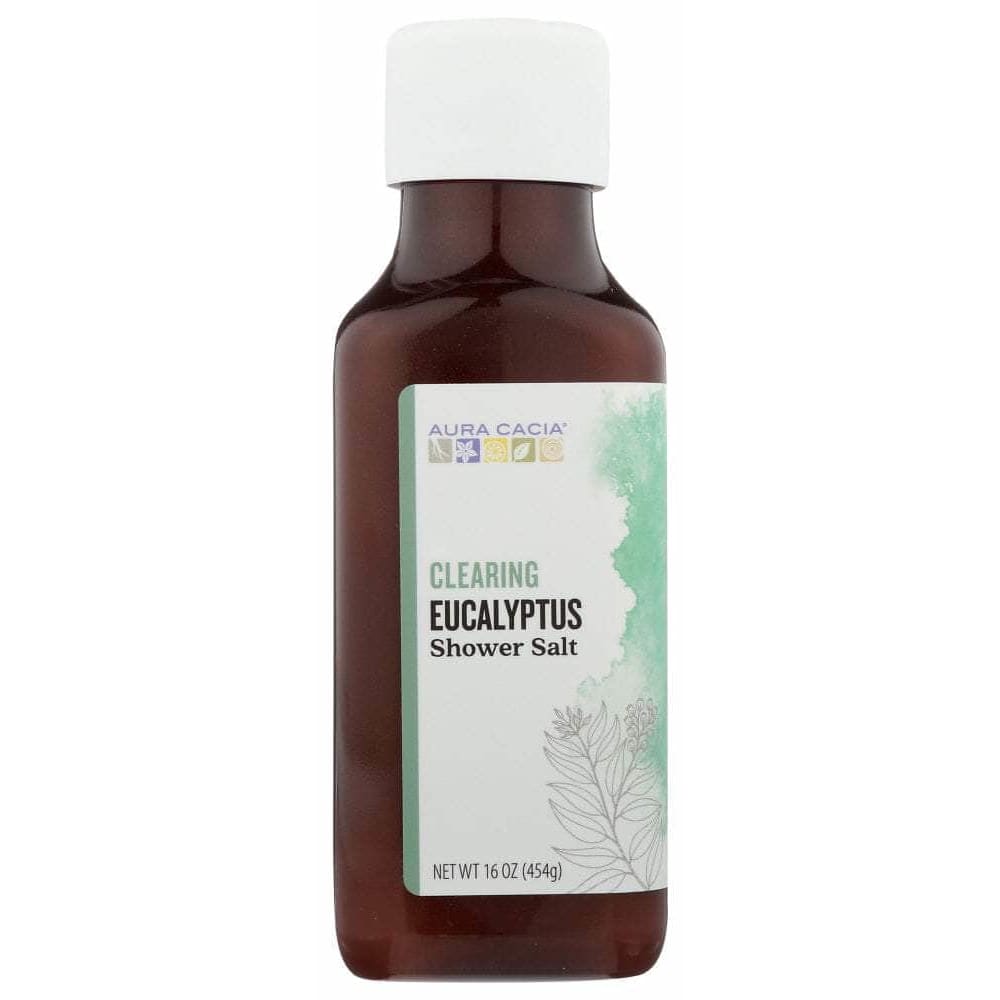 Aura Cacia Aura Cacia Clearing Eucalyptus Shower Salt, 16 oz