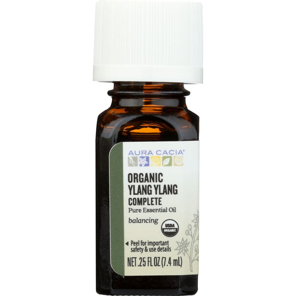 AURA CACIA: Essential Oil Ylang Ylang 0.25 oz (Pack of 3) - Bath & Body > Body Lotions Oils Creams Sprays > Essential Oils - AURA CACIA